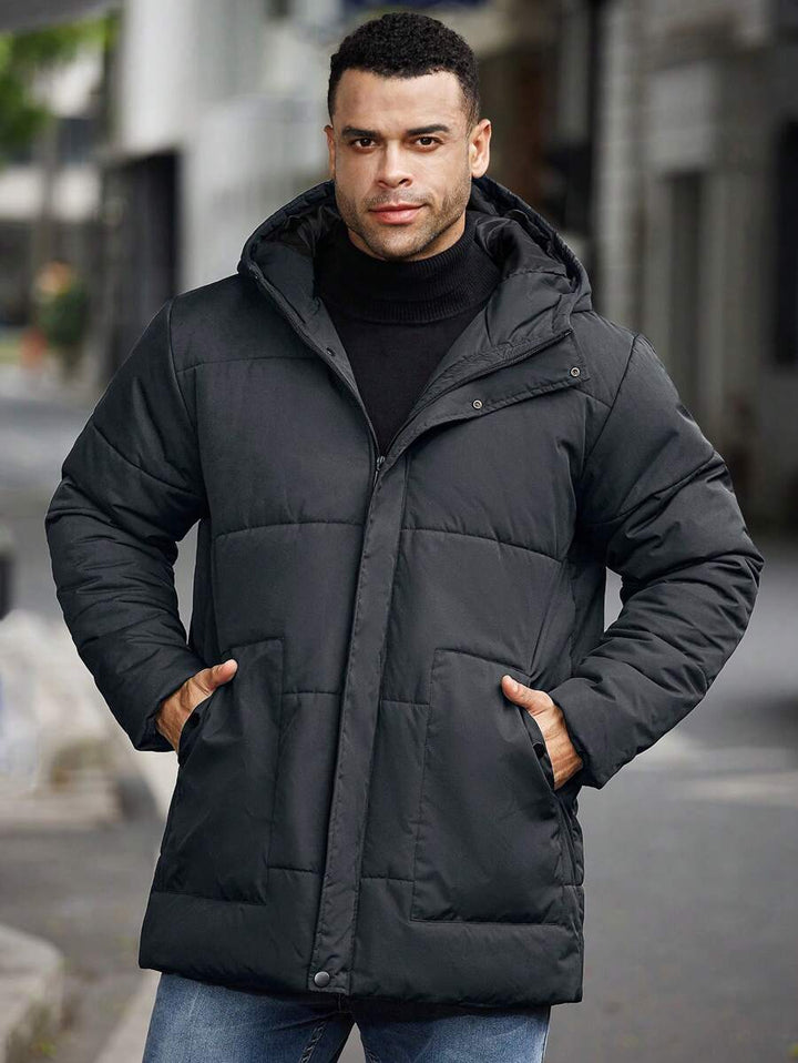 Unisex Padded Jacket with Hooded Design