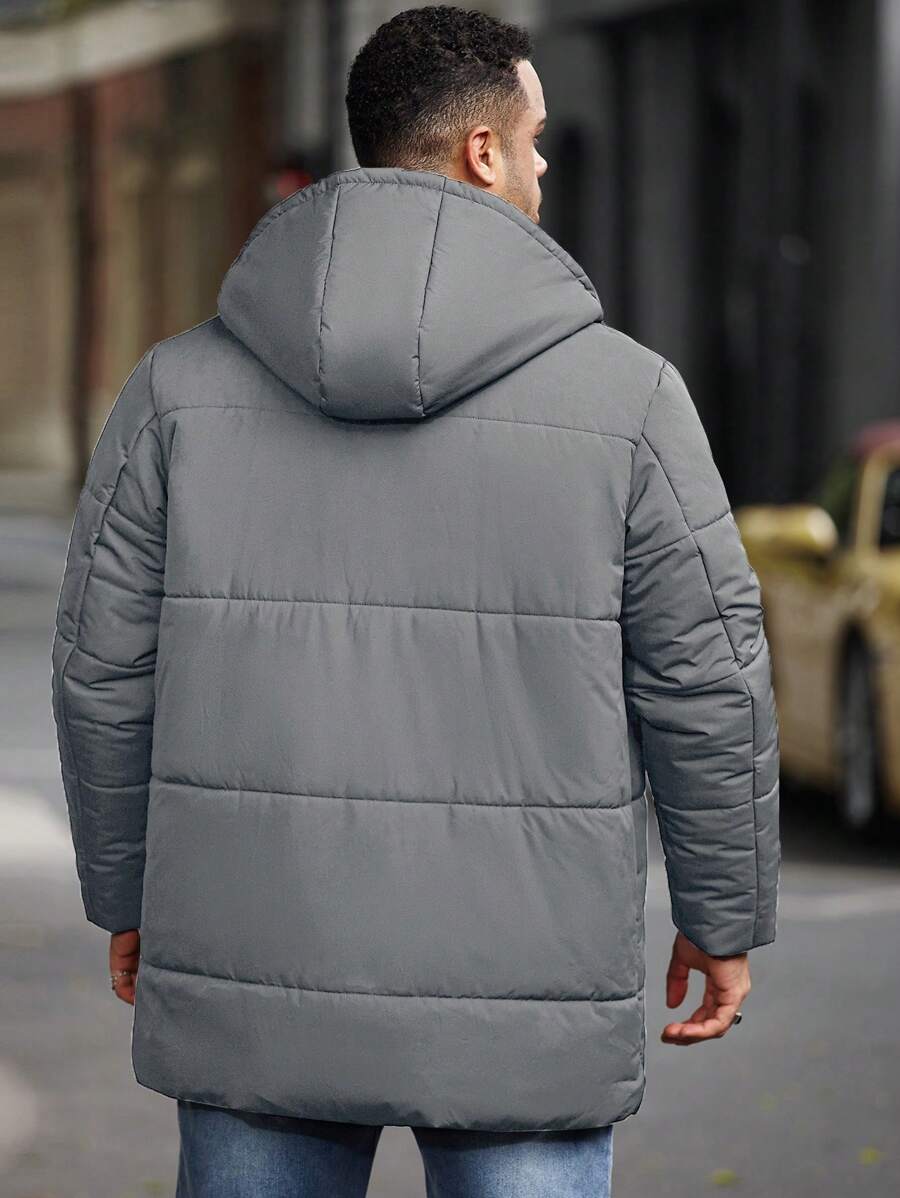 Unisex Padded Jacket with Hooded Design