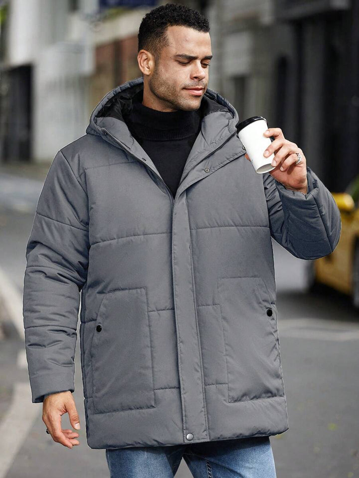 Unisex Padded Jacket with Hooded Design