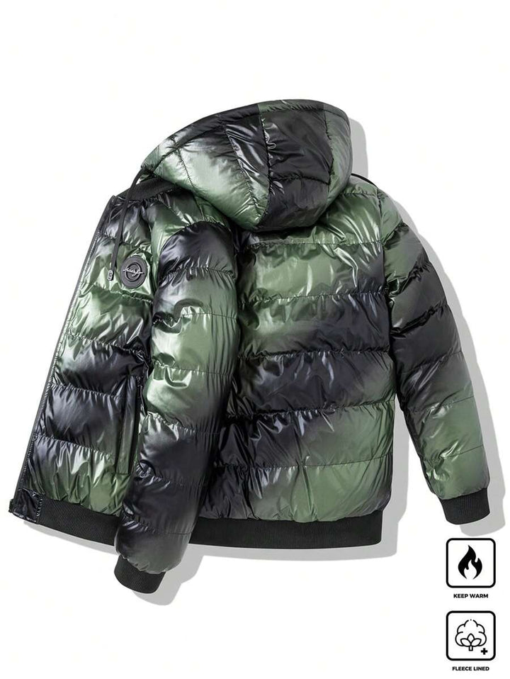 Womens Padded Coat with Hooded Design