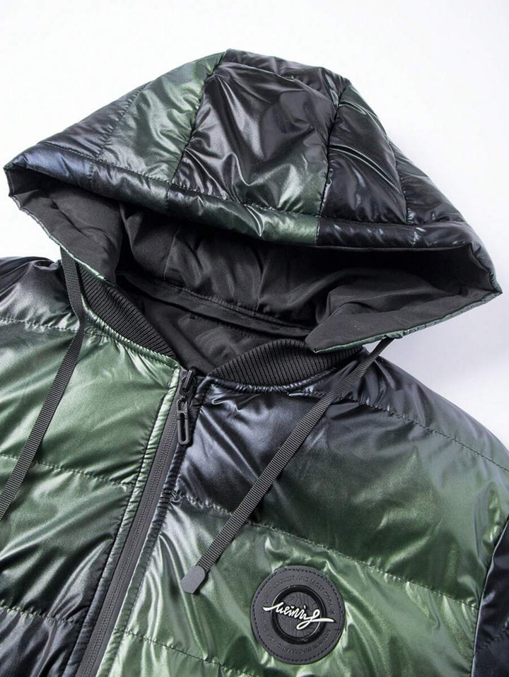Womens Padded Coat with Hooded Design