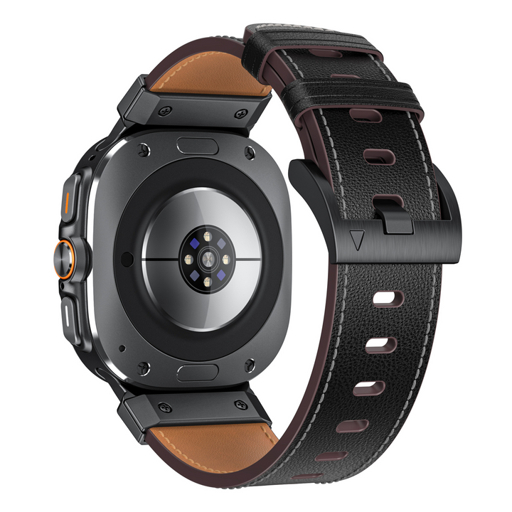 Mens Leather Watch Band Rugged Style - BritishMode