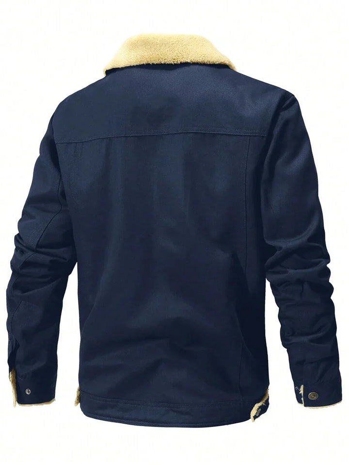 Unisex Thermal Bomber Coat Insulated Warm Fit