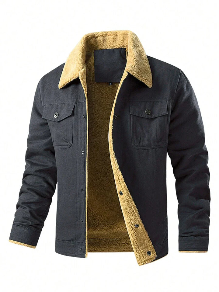 Unisex Thermal Bomber Coat Insulated Warm Fit