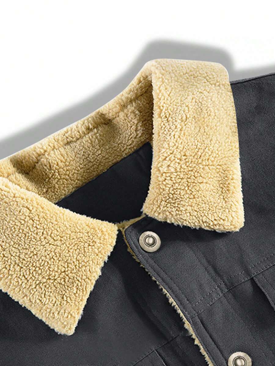 Unisex Thermal Bomber Coat Insulated Warm Fit