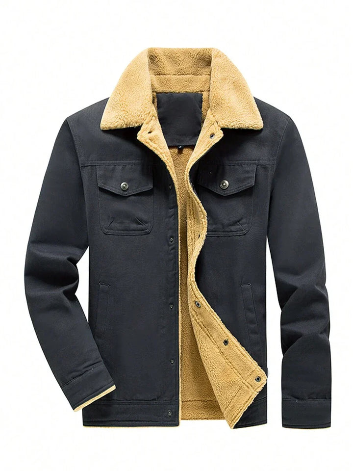 Unisex Thermal Bomber Coat Insulated Warm Fit
