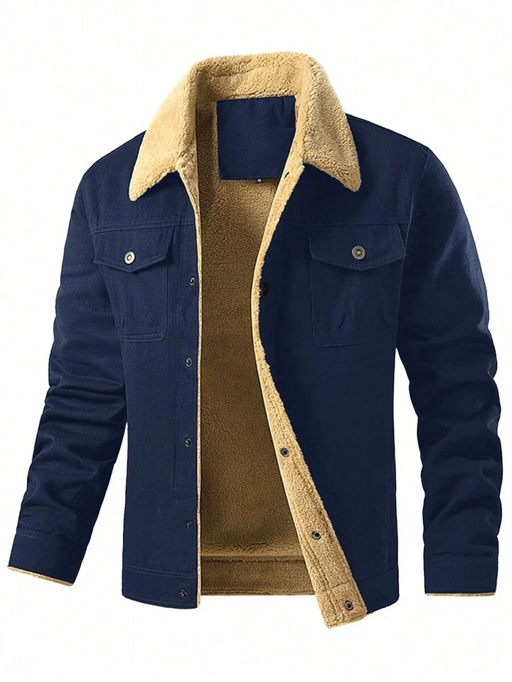 Unisex Thermal Bomber Coat Insulated Warm Fit