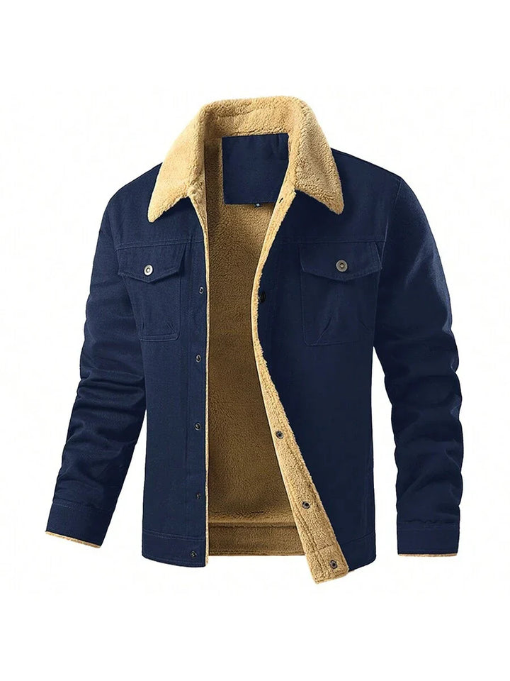 Unisex Thermal Bomber Coat Insulated Warm Fit