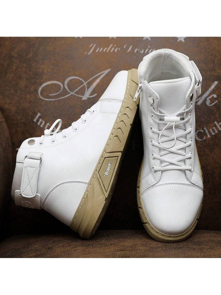 Unisex Orthopedic High-Top Leather Boots Side Zip