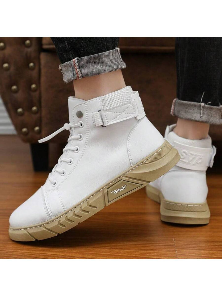 Unisex Orthopedic High-Top Leather Boots Side Zip