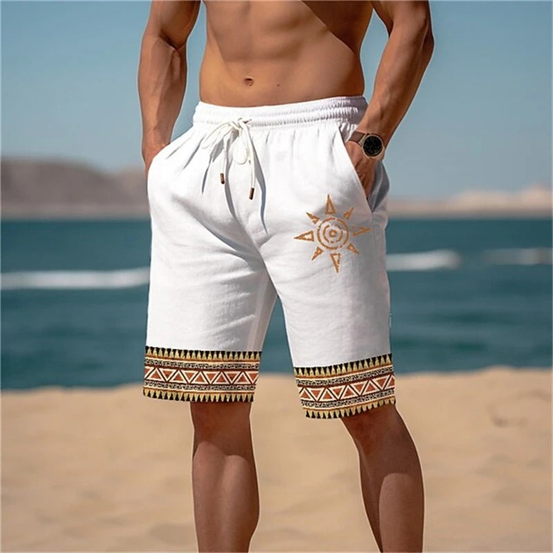 Mens Beach Shorts Printed Lightweight - BritishMode