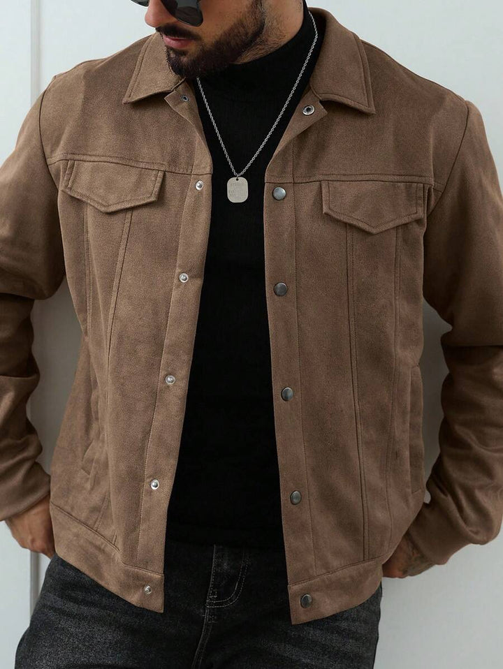 Unisex Casual Fleece Jacket Relaxed Fit - BritishMode