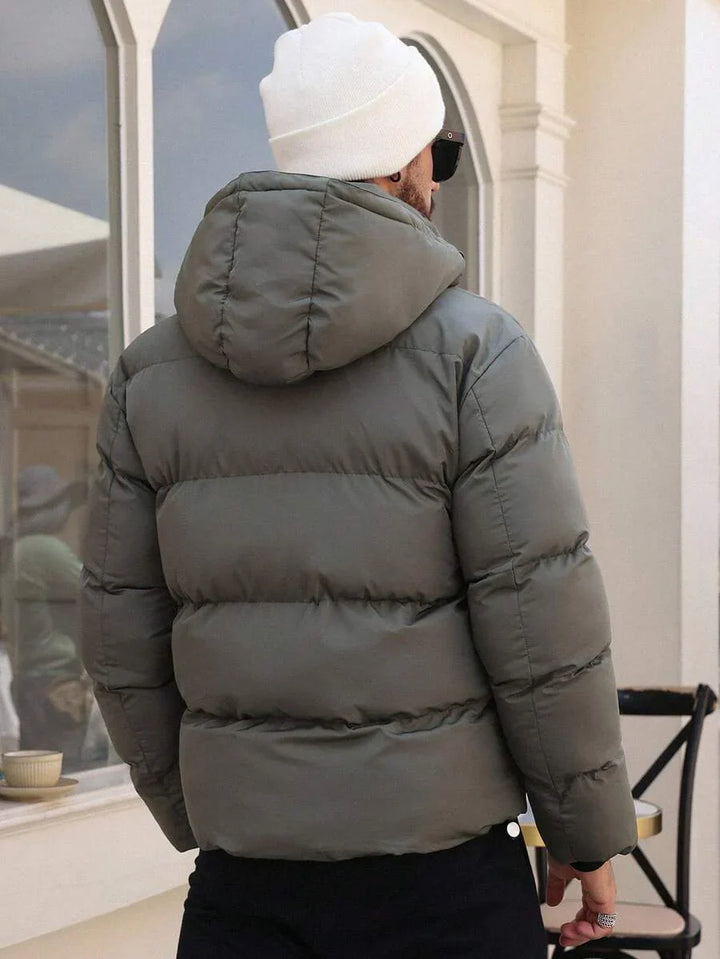 Unisex Padded Jacket with Hooded Design