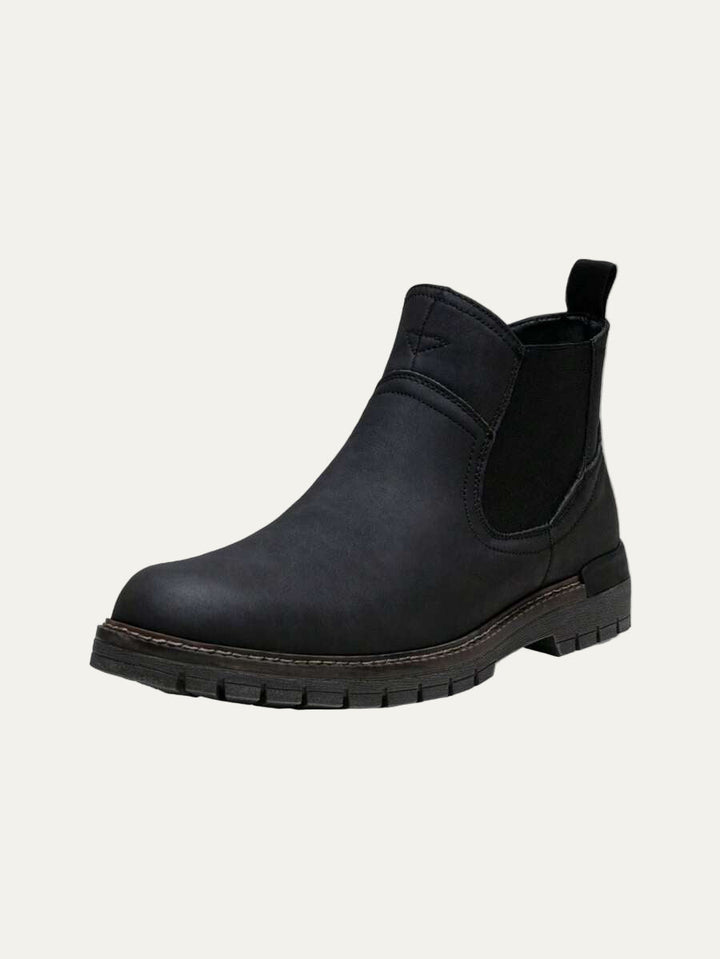 Mens Chelsea Boots Polished Leather Classic Style