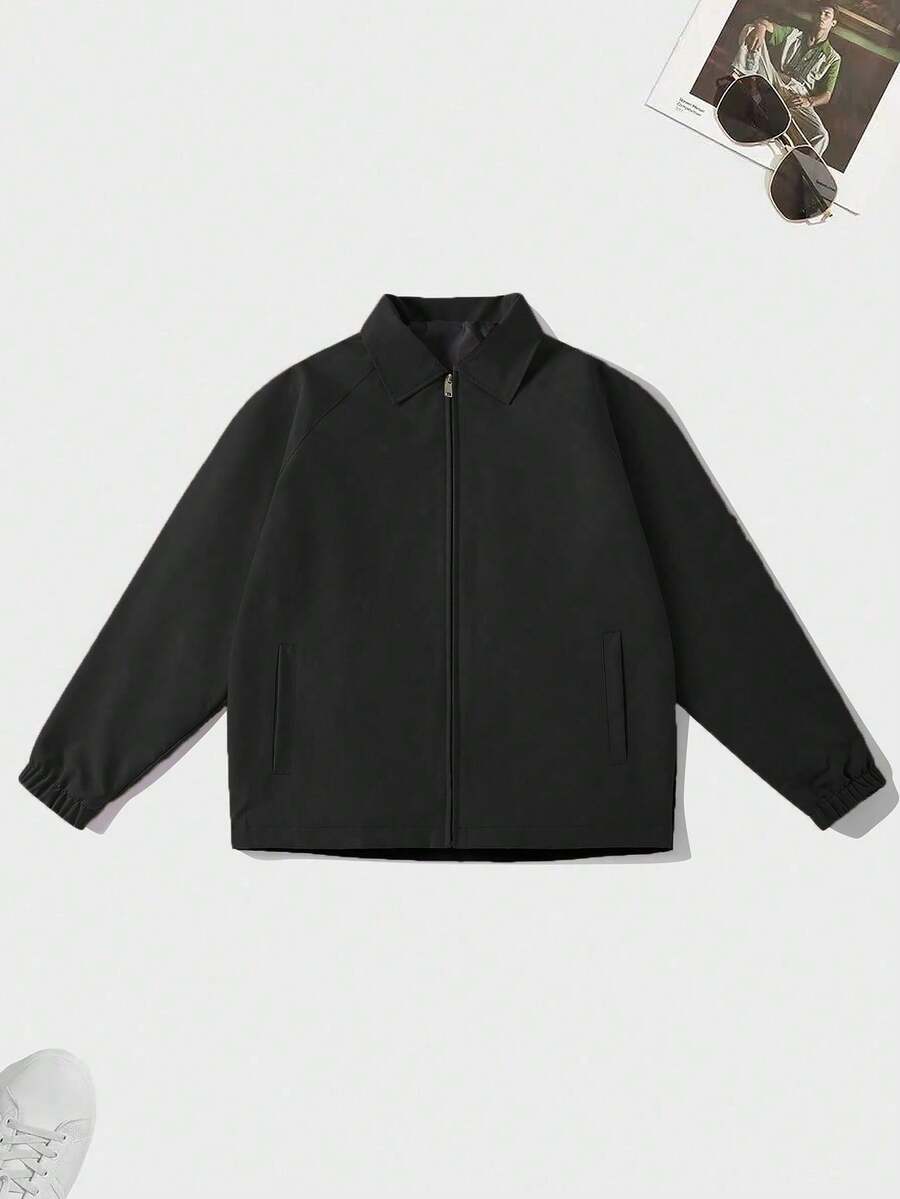 Unisex Casual Jacket Relaxed Fit