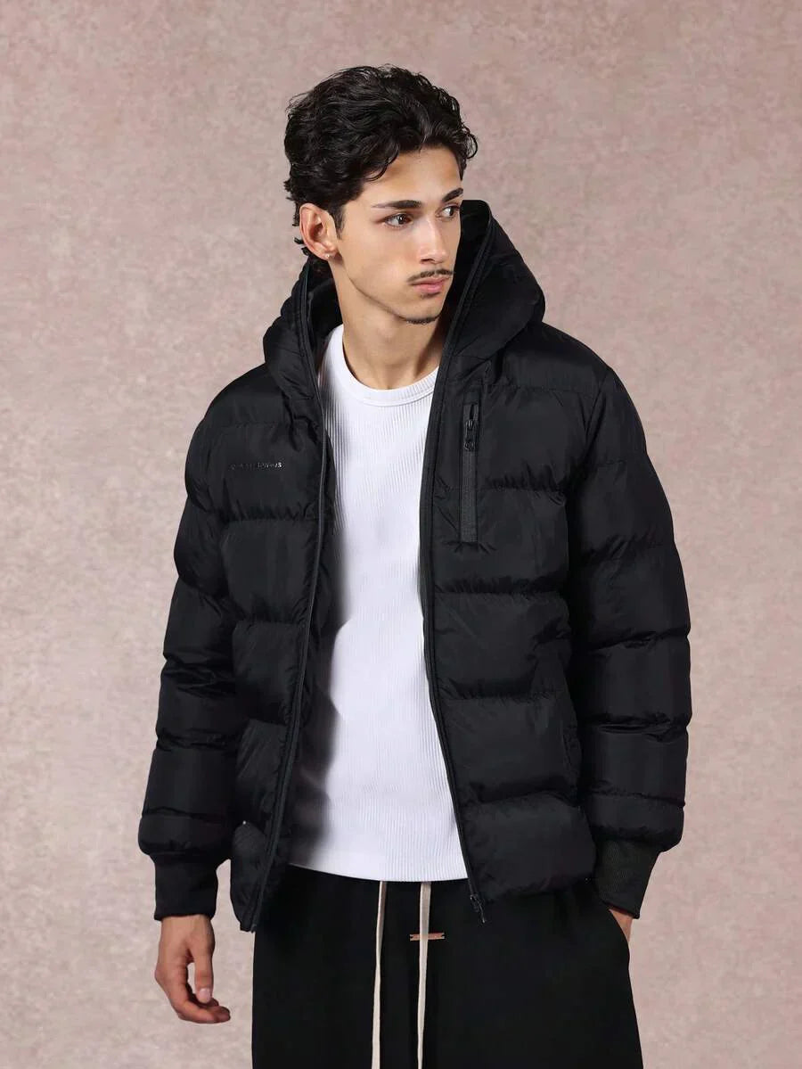 Mens Puffer Coat Waterproof Insulated Warm - BritishMode