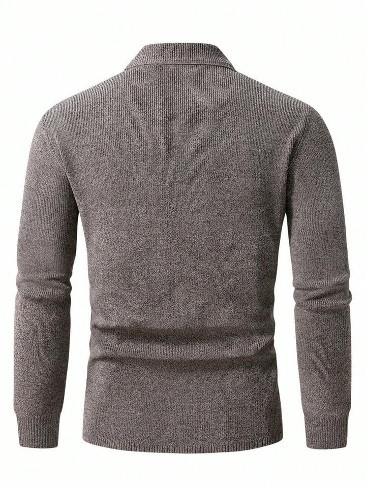 Mens Cardigan Casual Fit Knit
