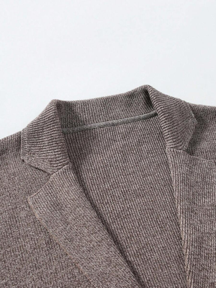 Mens Cardigan Casual Fit Knit