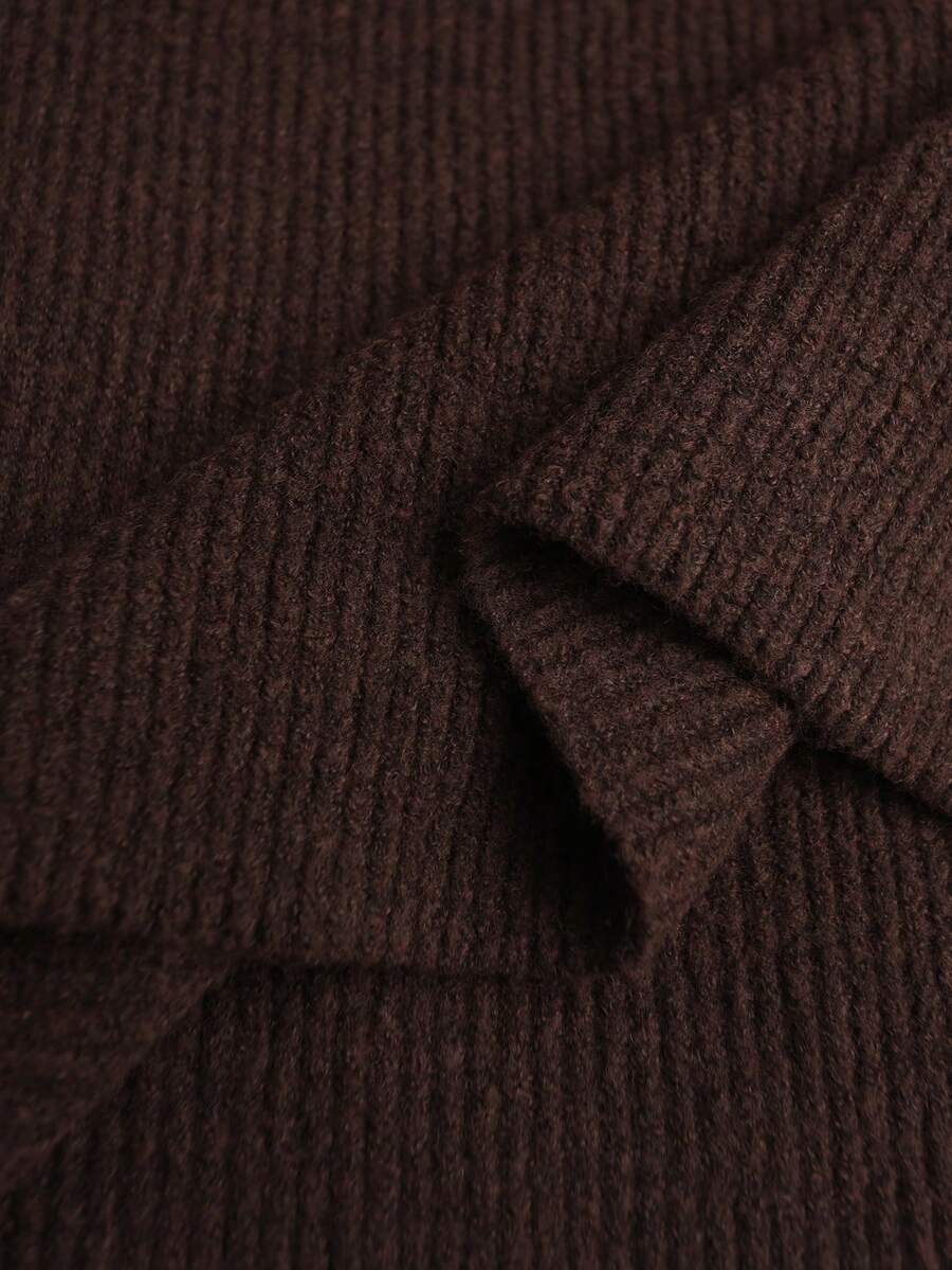 Womens Casual Wool Knit Cardigan Relaxed Fit