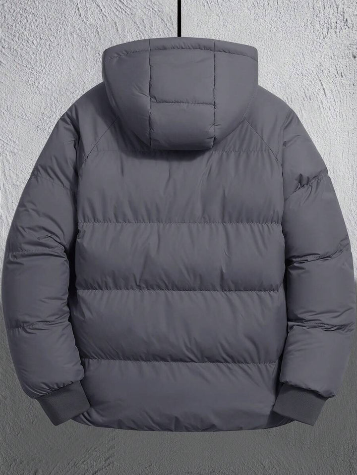Unisex Casual Padded Jacket Quilted Relaxed Fit