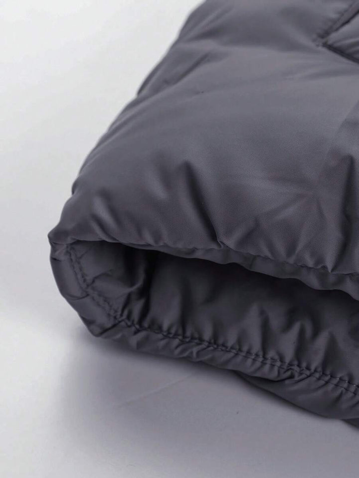 Unisex Casual Padded Jacket Quilted Relaxed Fit