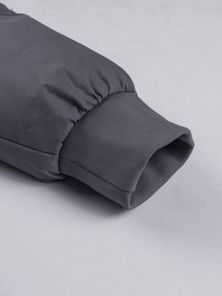 Unisex Casual Padded Jacket Quilted Relaxed Fit