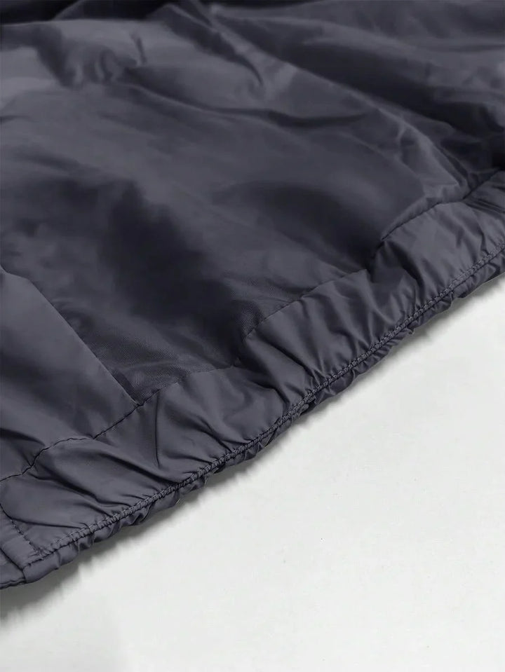 Unisex Casual Padded Jacket Quilted Relaxed Fit