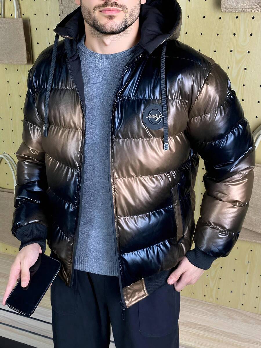 Womens Padded Coat with Hooded Design