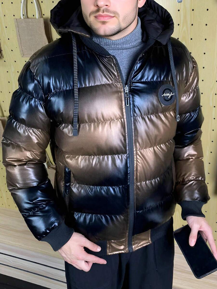 Womens Padded Coat with Hooded Design