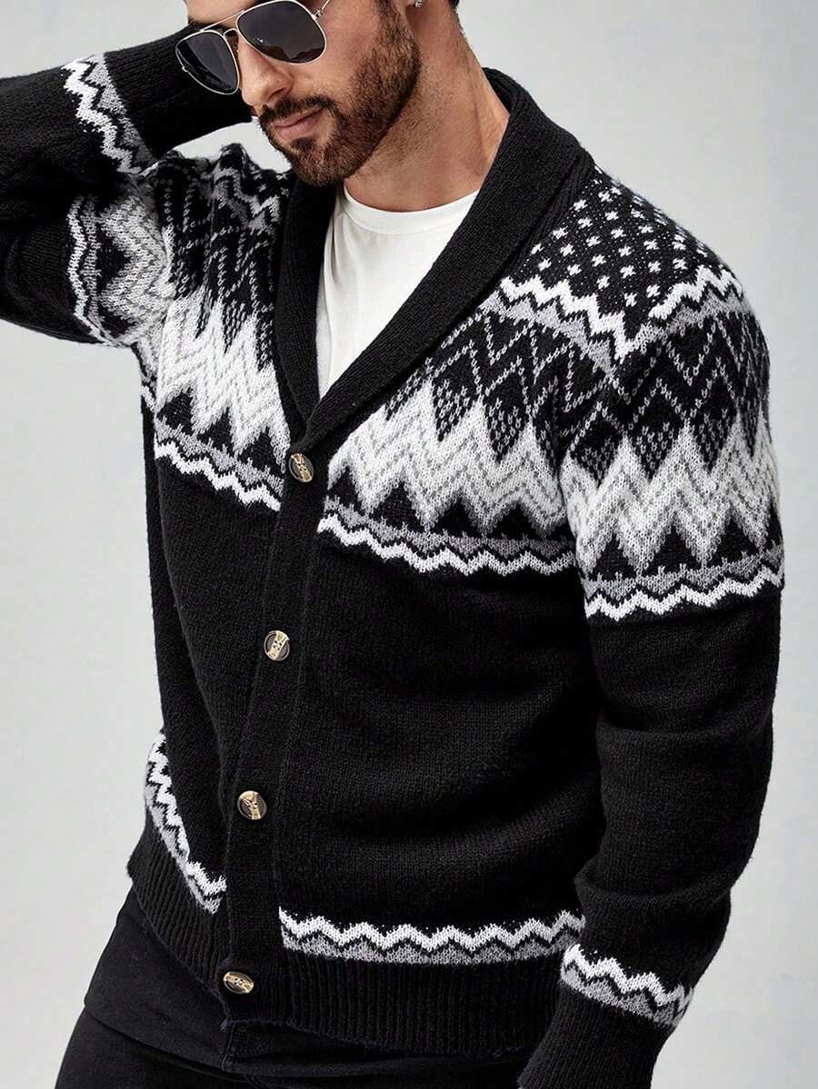 Womens Embroidered Knit Cardigan Regular Fit