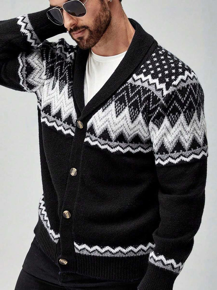 Womens Embroidered Knit Cardigan Regular Fit