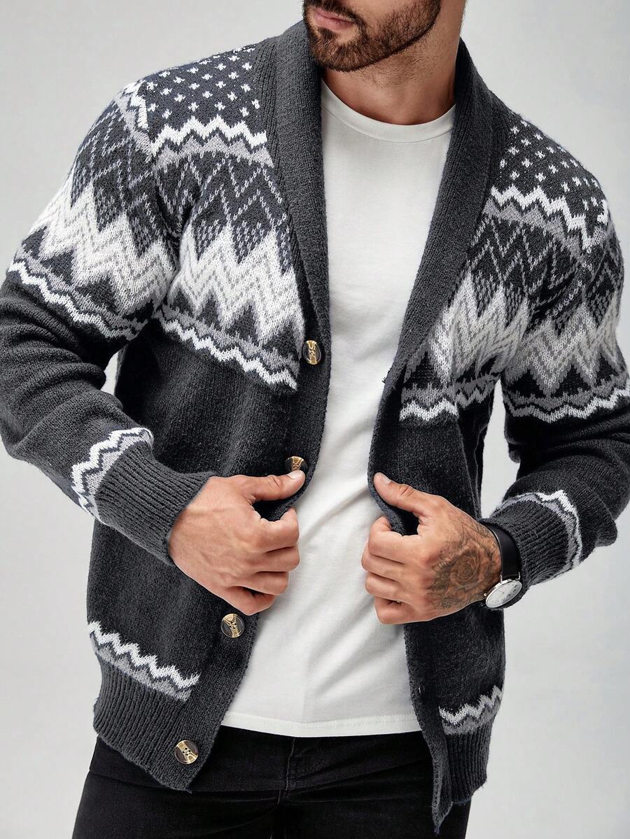 Womens Embroidered Knit Cardigan Regular Fit