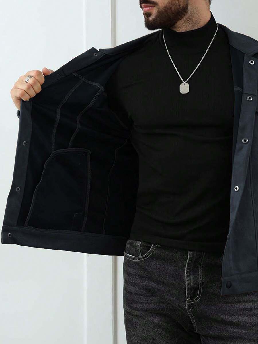 Unisex Casual Fleece Jacket Relaxed Fit