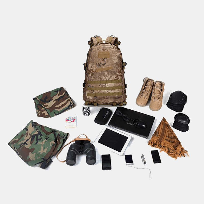 Unisex Tactical Backpack Waterproof Durable 30L Capacity