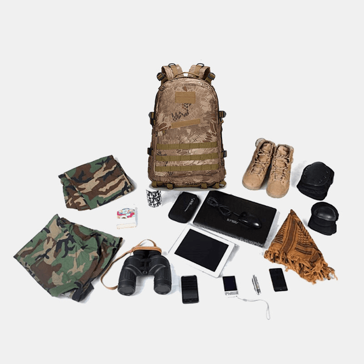 Unisex Tactical Backpack Waterproof Durable 30L Capacity