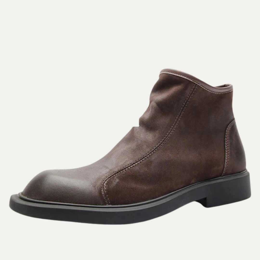 Mens Leather Ankle Boots Durable Everyday Style