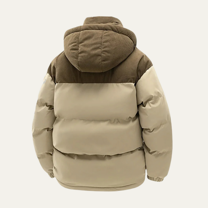 Mens Winter Puffer Jacket Thick Insulated Hooded