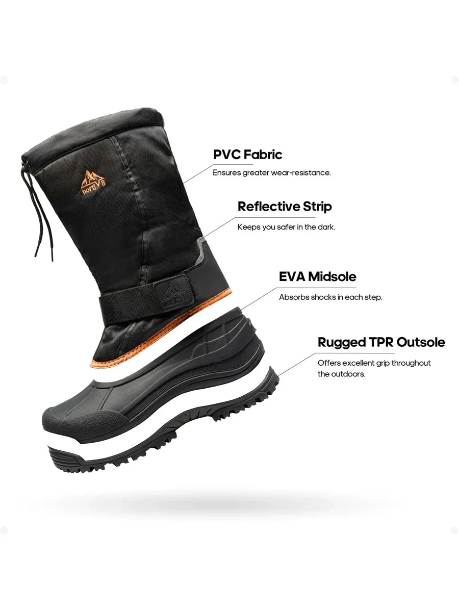 Unisex Waterproof Winter Boots Insulated Durable