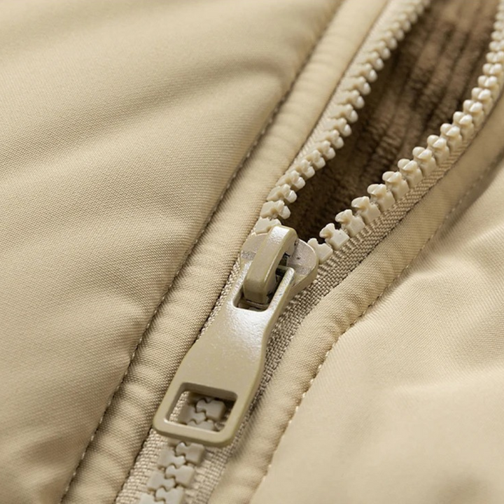 Mens Quilted Puffer Jacket Insulated Warm Winter