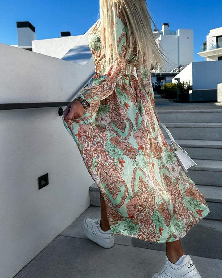Womens Sundress V-Neckline Casual Fit