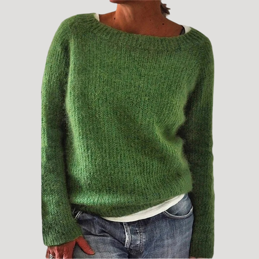 Womens Oversized Knit Sweater Comfortable Fit - BritishMode