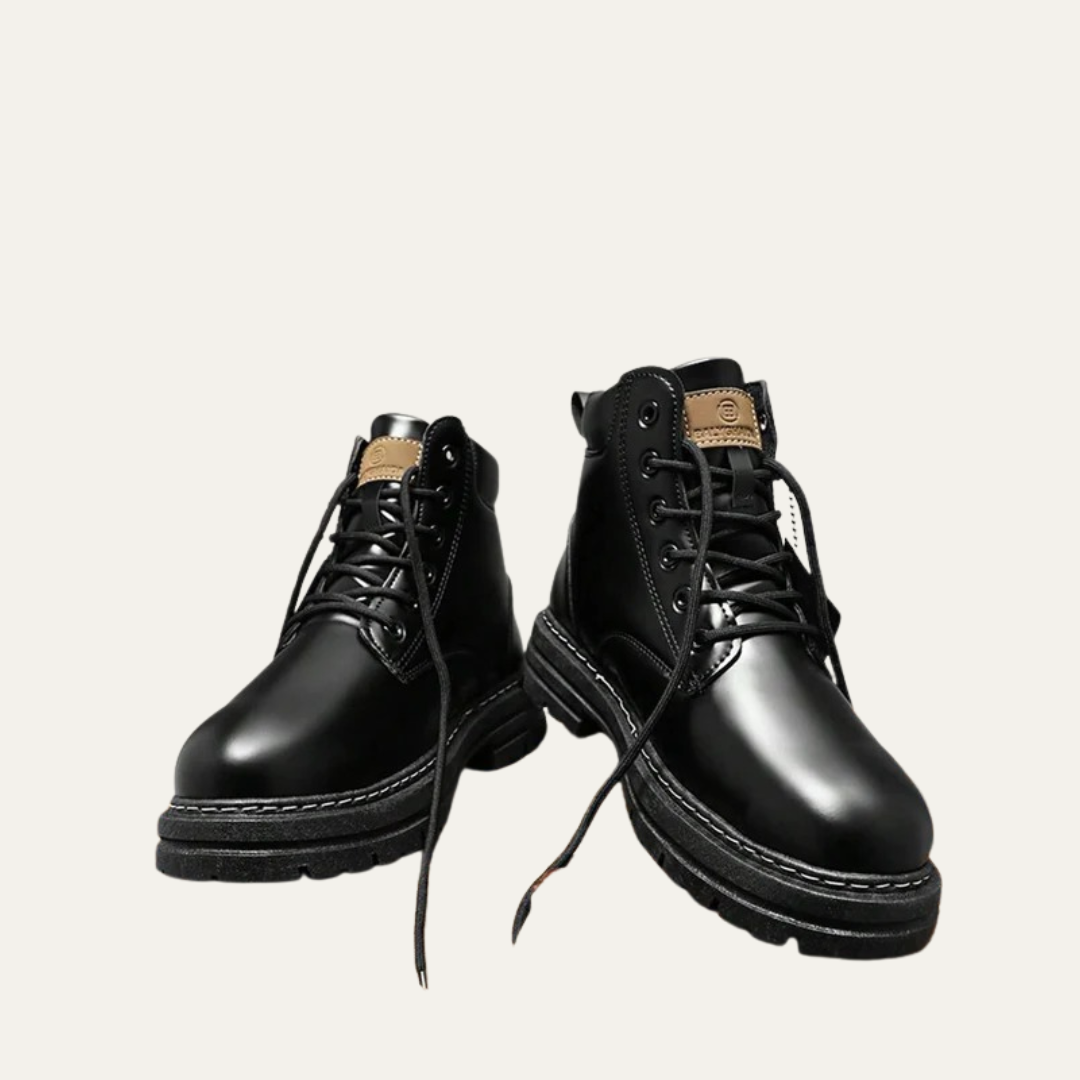 Mens Chelsea Work Boots Rugged Lug Sole