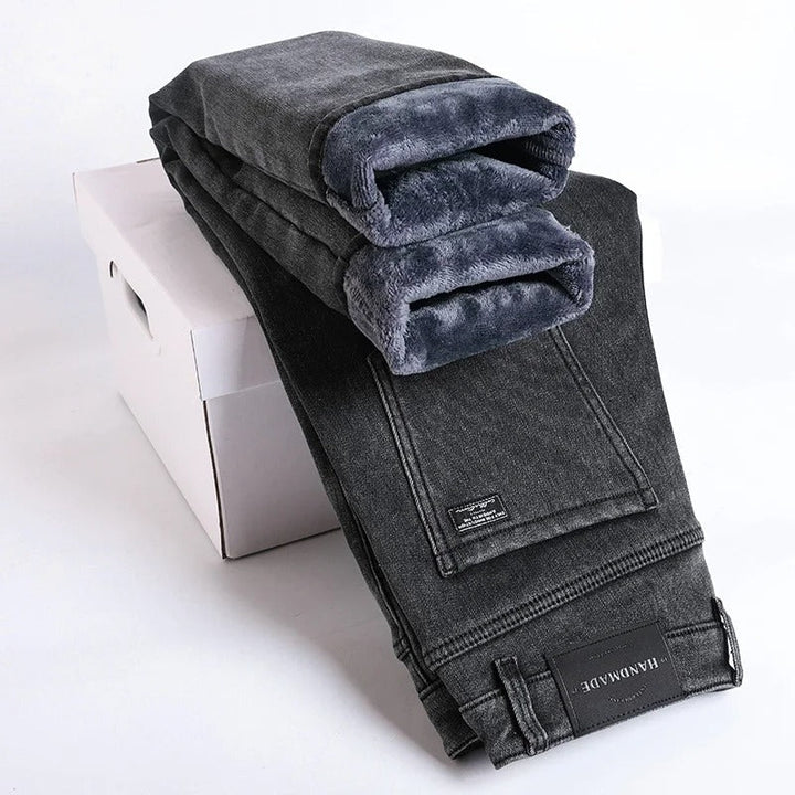 Womens Winter Jeans Insulated Warm Fit