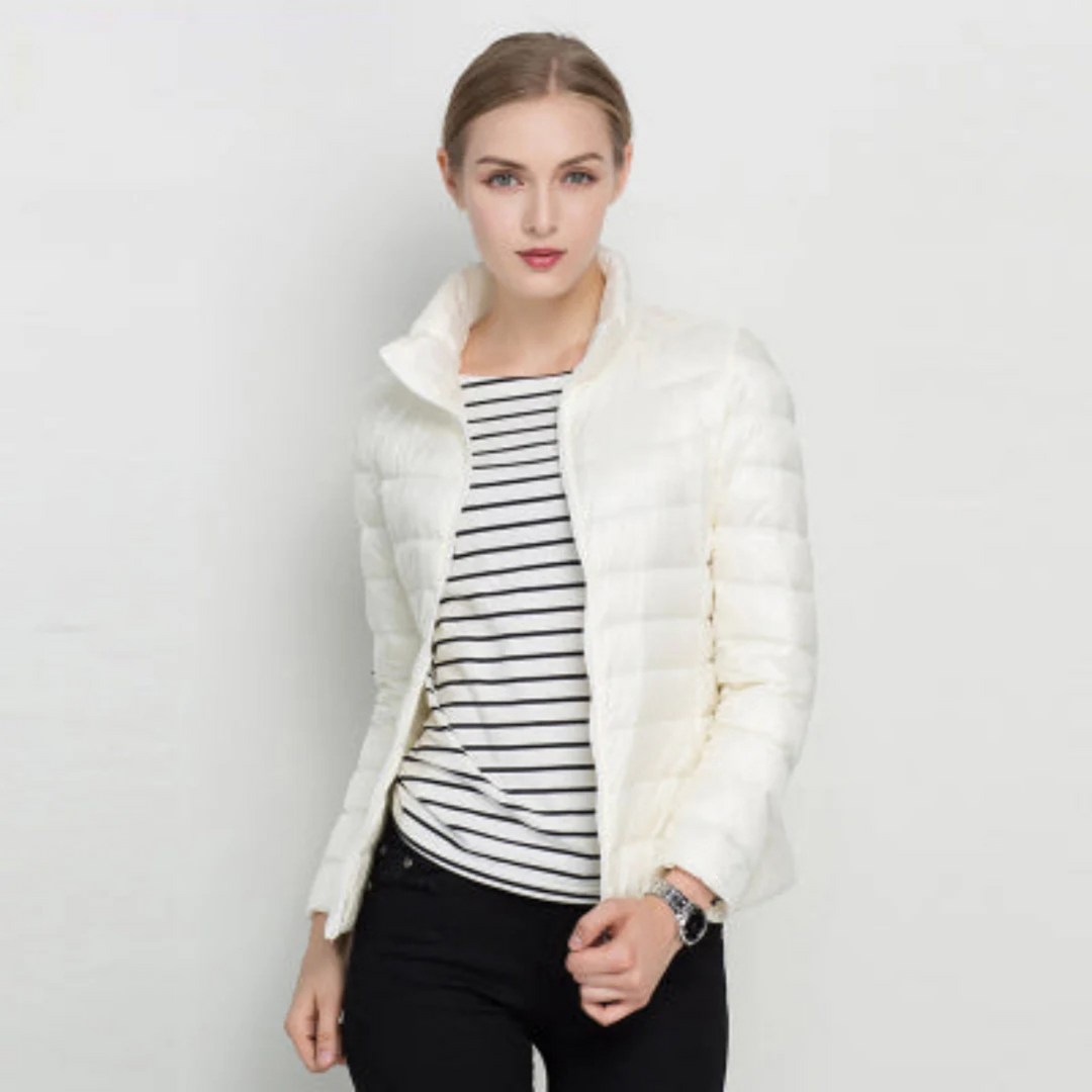 Womens Down Jacket Long Sleeve Thermal Insulated