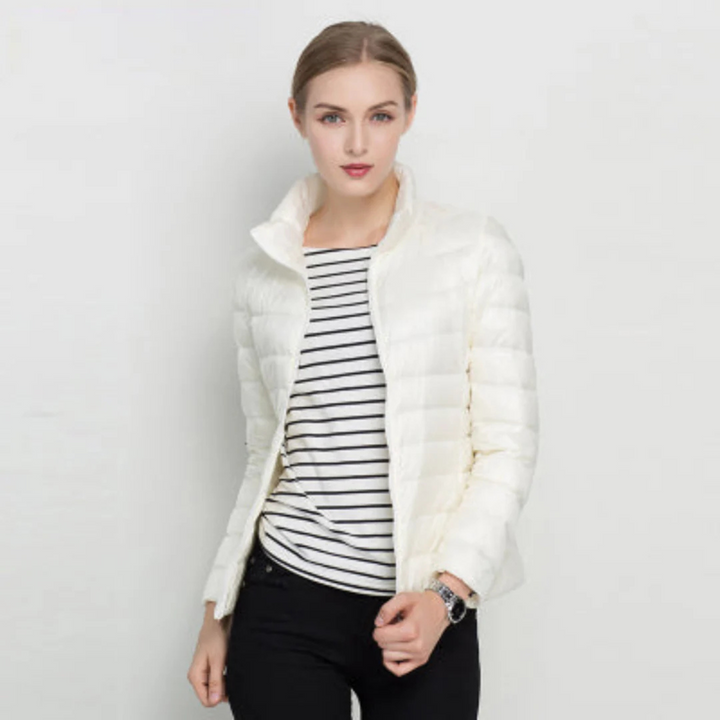 Womens Down Jacket Long Sleeve Thermal Insulated