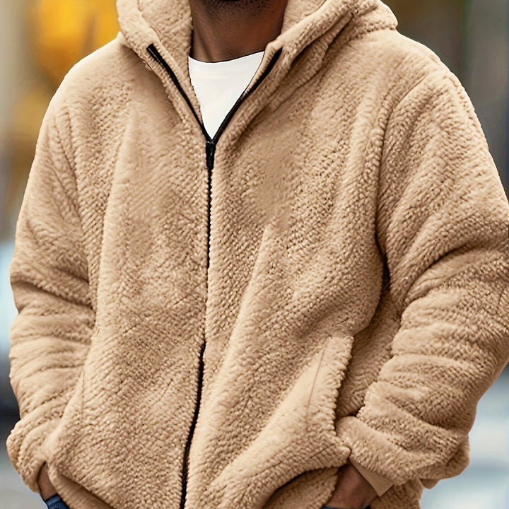 Mens Plus Size Zip-Up Hoodie Casual Comfort Fit