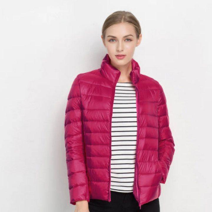 Womens Down Jacket Long Sleeve Thermal Insulated
