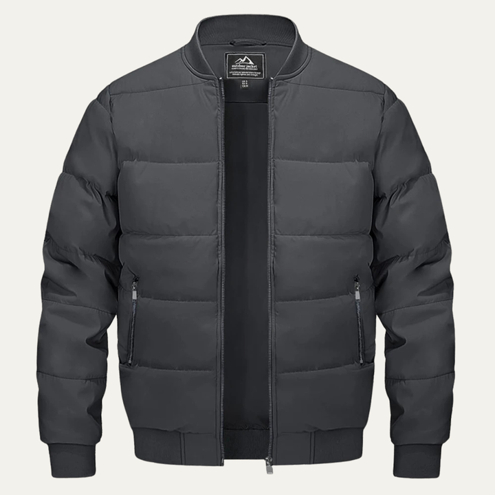 Mens Quilted Puffer Jacket Lightweight Insulated