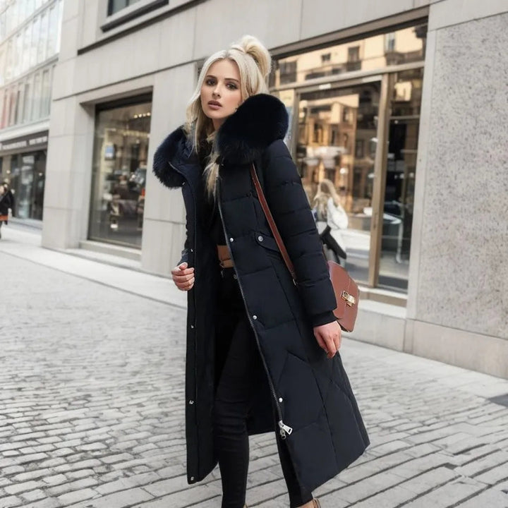 Womens Winter Coat Wool Blend Relaxed Fit