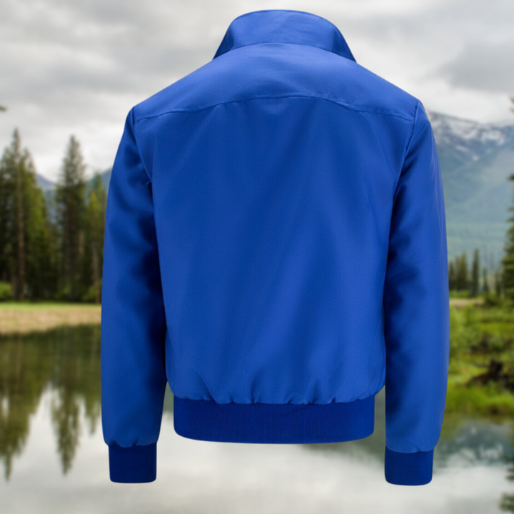 Mens Harrington Jacket Zip Front Classic Fit